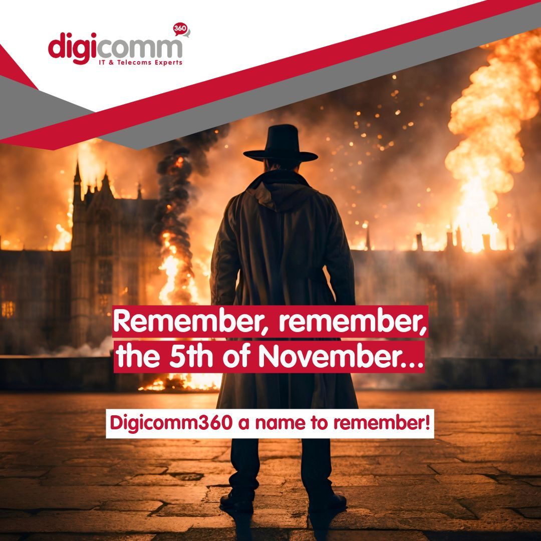 Digicomm 360 Plot Song 🎵
Inspired by “Remember, remember the 5th of November…”

Remember, remember the 5th of November,

Where tech meets trust and sparks a contender.

Remember, remember the 5th of November,
Digicomm 360 — a name to remember!