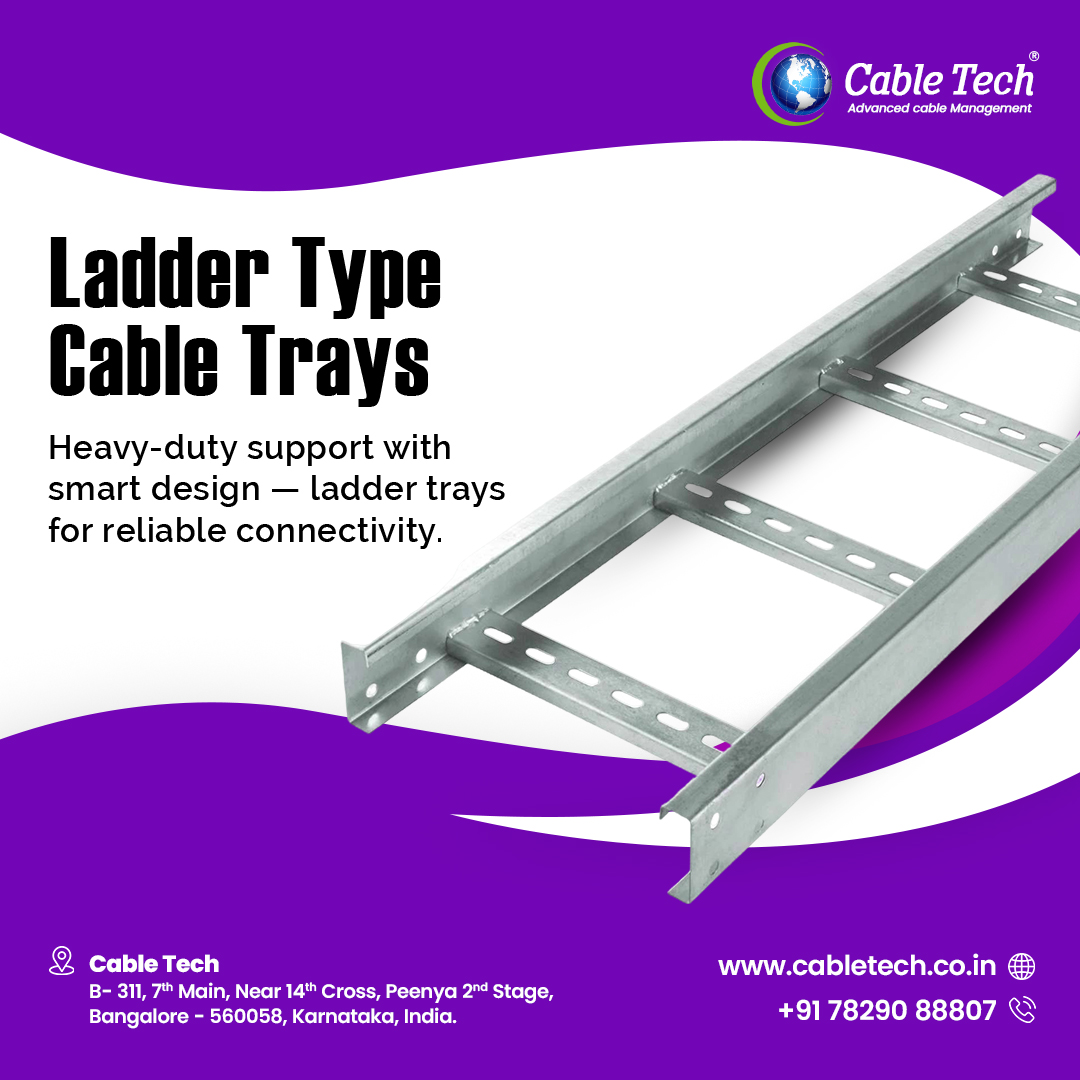 cable7858's tweet image. Ladder Type Cable Trays!
 Heavy-duty support with smart design — ladder trays for reliable connectivity.
📞 Call us: 78290 88807
🌐 Discover more at: cabletech.co.in
#cabletray #laddertypecabletray #ElectricalInfrastructure #IndustrialSolutions #cablemanagement