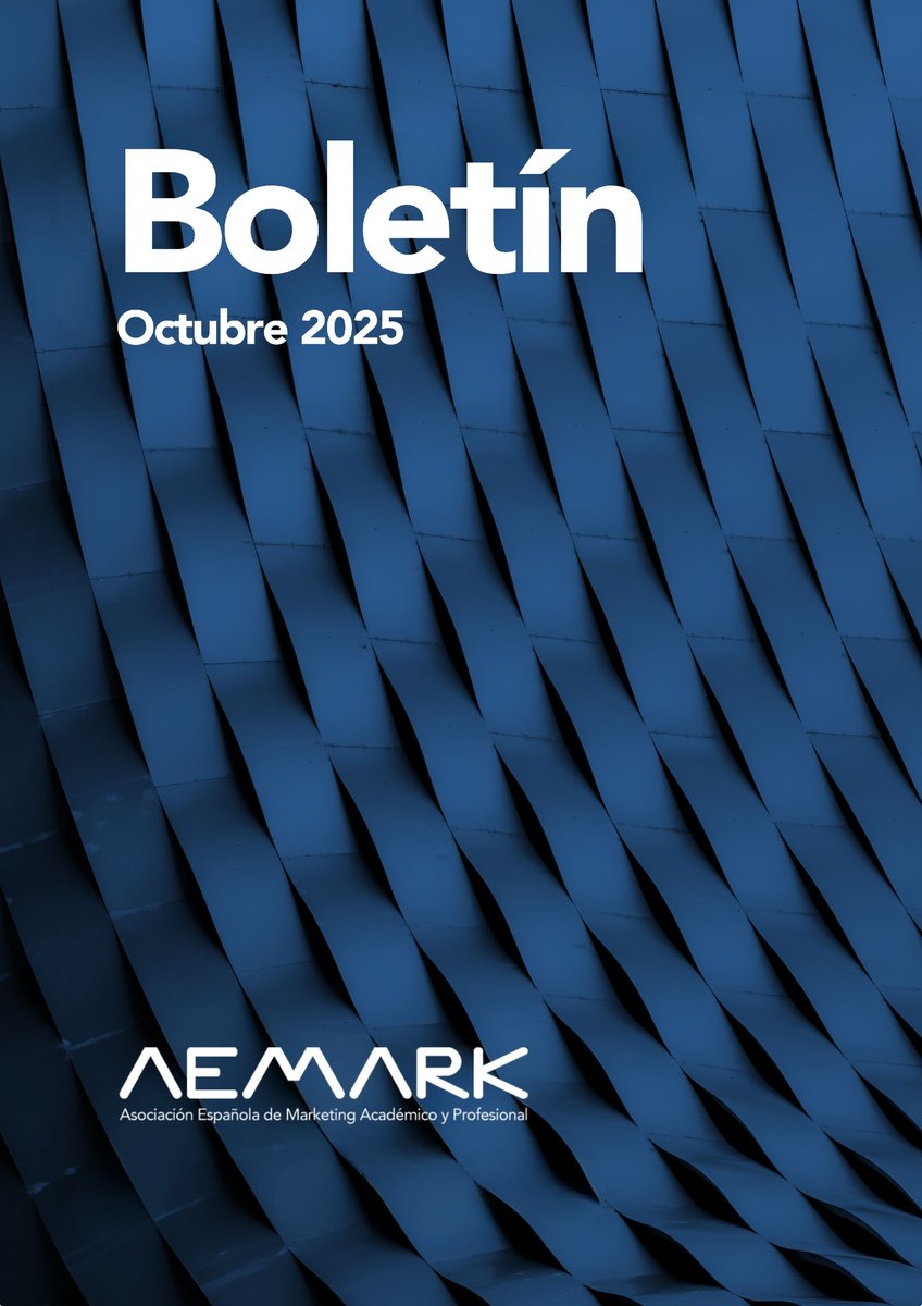 ¿Todavía no has leído el boletín de AEMARK de octubre?

🔗Consúltalo aquí: bit.ly/3LmDt0K