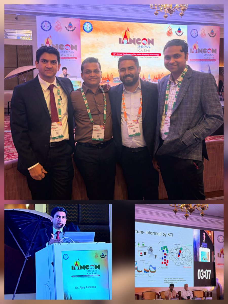 It was a pleasure sharing the stage with my brilliant colleagues Dr MM SAMIM, Dr Debjyoti Dhar, Dr Girish Soni and discussing the latest updates to the human homunculus at an exciting session during IANCON-2025, Kashi.