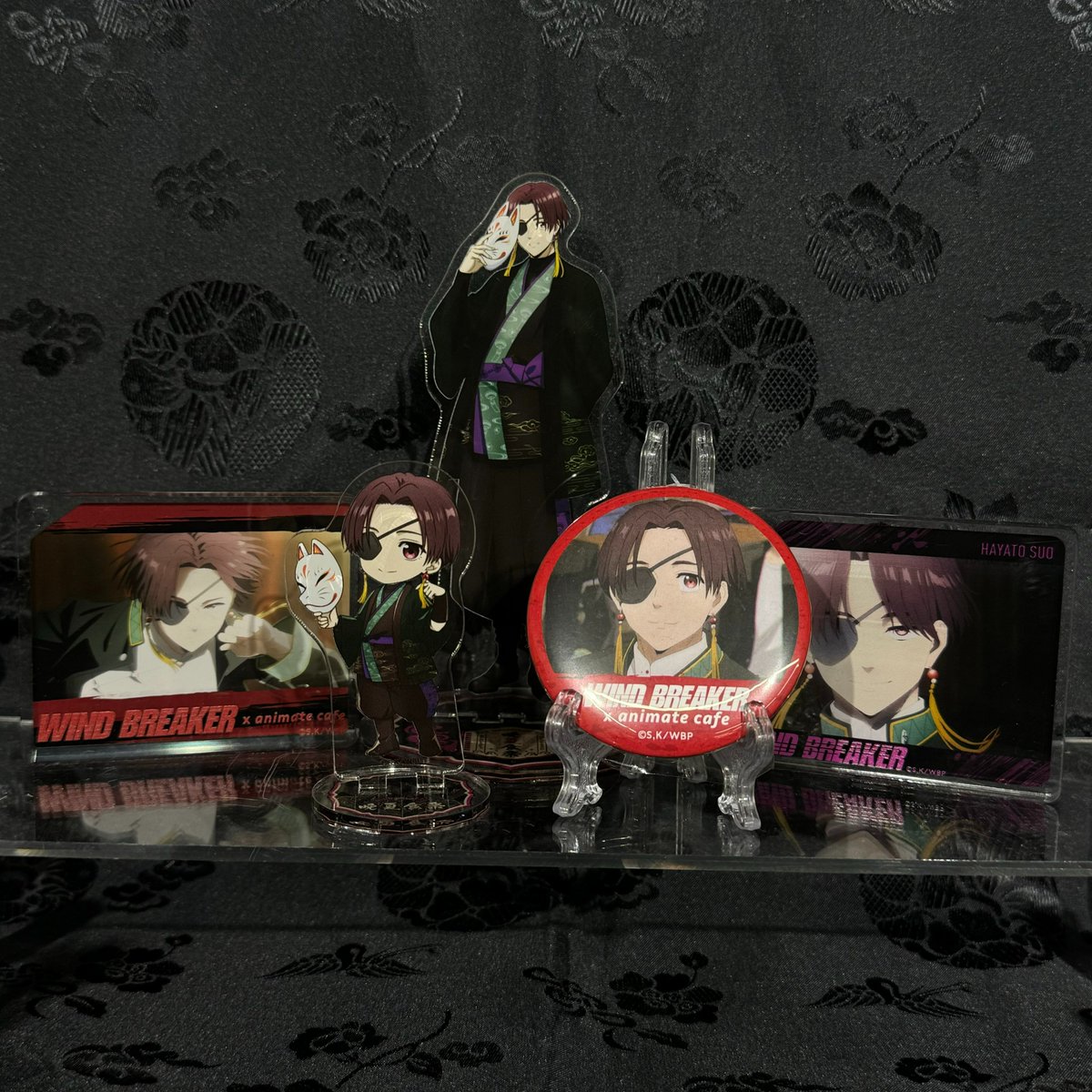 animatecafe_js's tweet image. 【상품소개/#WINDBREAKER】

《스오 하야토 상품》🤜💥

🎁특전 증정 캠페인 진행 중🎁

✨개최 기간✨
10월 3일(금) ~ 11월 16일(수)

#애니메이트카페 #잠실점 에서 만나요🎐