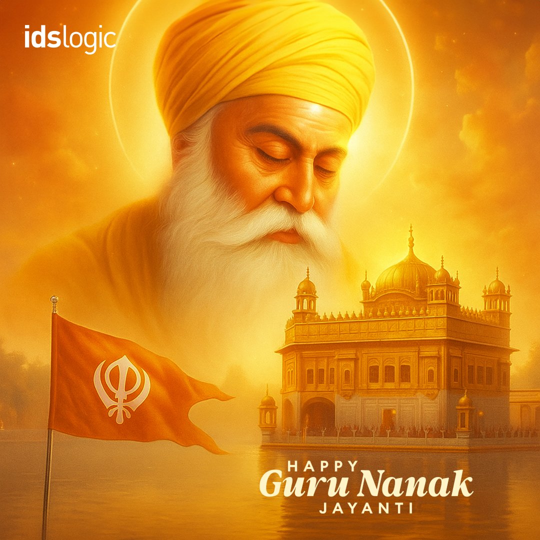 idslogic's tweet image. &quot;No one crosses w/o Guru.&quot; — Guru Nanak Dev Ji

On Guru Nanak Jayanti, embrace his teachings: peace, equality, compassion. 🌼
May his light guide to truth &amp;amp; righteousness. 🙏
#GuruNanakJayanti #GuruPurab #IDSLogic #Peace #Compassion #SpiritualWisdom