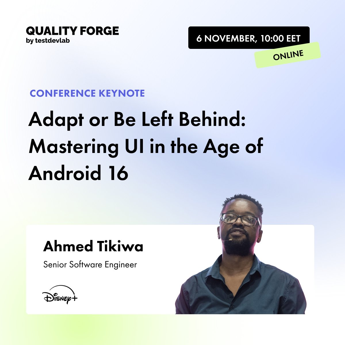 TestDevLab's tweet image. We're excited to introduce Ahmed Tikiwa, Senior Software Engineer at Disney and Google Developer Expert for Android, joining us from the Netherlands! 🇳🇱
He’ll be joining us at hashtag#QualityForge2025, our online conference dedicated to advancing software quality.

With over 12…