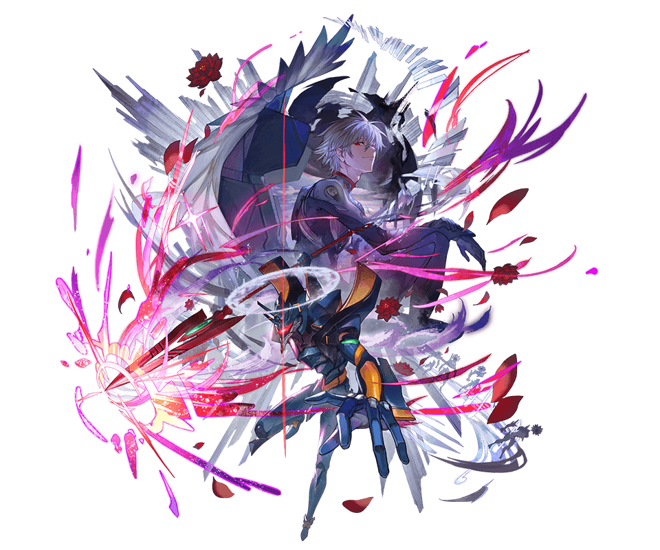 カヲルくんの解放前/解放後イラスト #グラブル