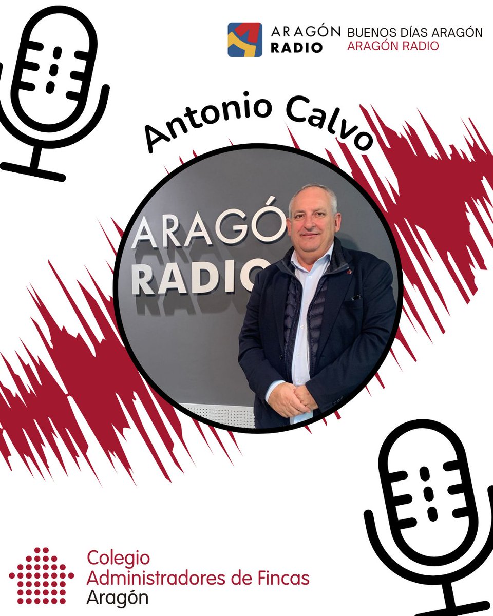 Nuestro compañero Antonio Calvo responde a preguntas sobre asuntos relacionados con #comunidadesdepropietarios en el programa "Buenos días Aragón" de <a href="/aragonradio/">Aragón Radio</a>.
Puedes escucharlo aquí 👇👇👇
cartv.es/aragonradio/ra…