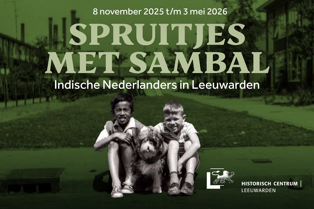 HistorischCLwd's tweet photo. 8/11 Spruitjes met sambal. Indische Nederlanders in Leeuwarden is onze nieuwe wisselexpositie. Met o.a. zes persoonlijke verhalen. Over de verbinding met Nederland, het heerlijke eten, een harde opvoeding, de Indische mystiek en het moeilijke Indische verleden. Te zien t/m 3 mei. https://t.co/qfhTaqiO6W
