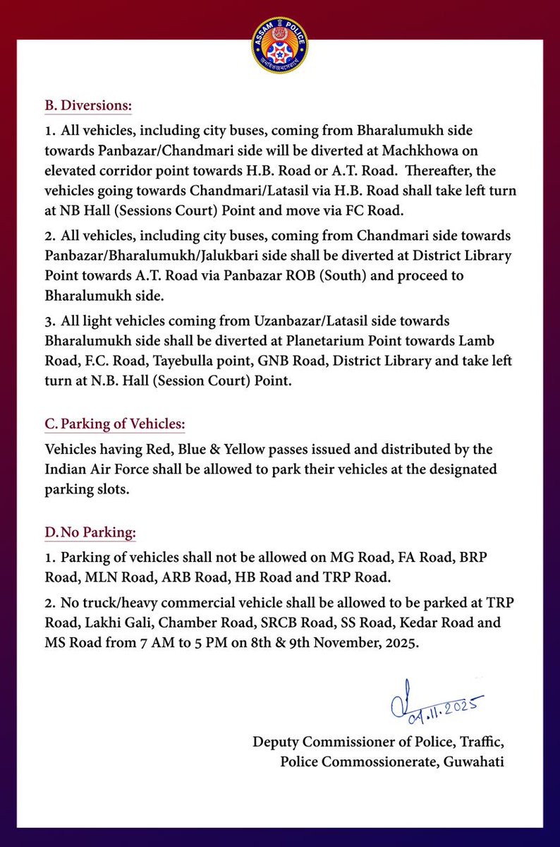 gauravpratimdey's tweet image. Press Release by @GhtyTrafficPol