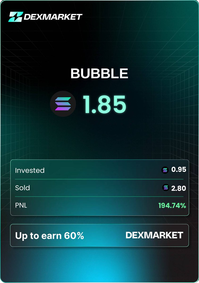 noteasyzz's tweet image. $BUBBLE is showing its true potential, creating a strong presence in the market. A project to keep an eye on for long-term growth