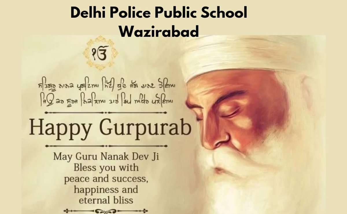 DPPS_WZB's tweet image. 💫 May the divine light of Guru Nanak Dev Ji guide us towards wisdom and compassion.
Happy Guru Nanak Jayanti! 🌼
#GuruNanakJayanti #Gurupurab 

@DelhiPolice @atmadesh @Dir_Education