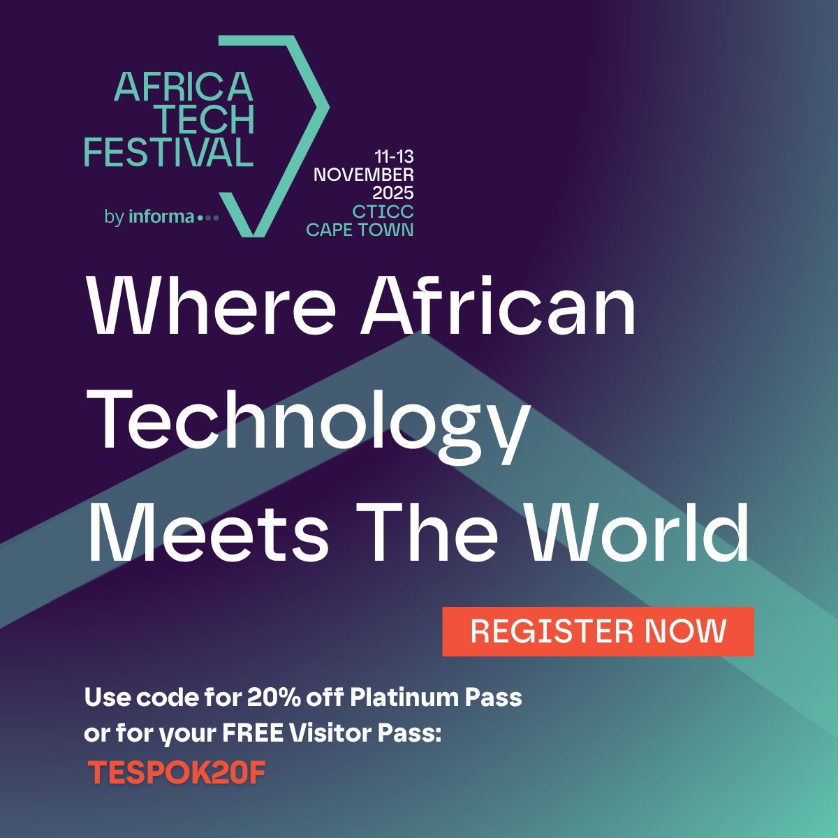 TESPOK is proud to be a Partner for <a href="/africatechfest/">Africa Tech Festival</a> 

Happening 10–13 Nov, Cape Town, bringing 15,000+ tech leaders to explore how AI, 5G, data, cybersecurity, fintech &amp; robotics are shaping Africa’s digital future.

Don’t miss it — register today.
#africatechfestival #ATF2025