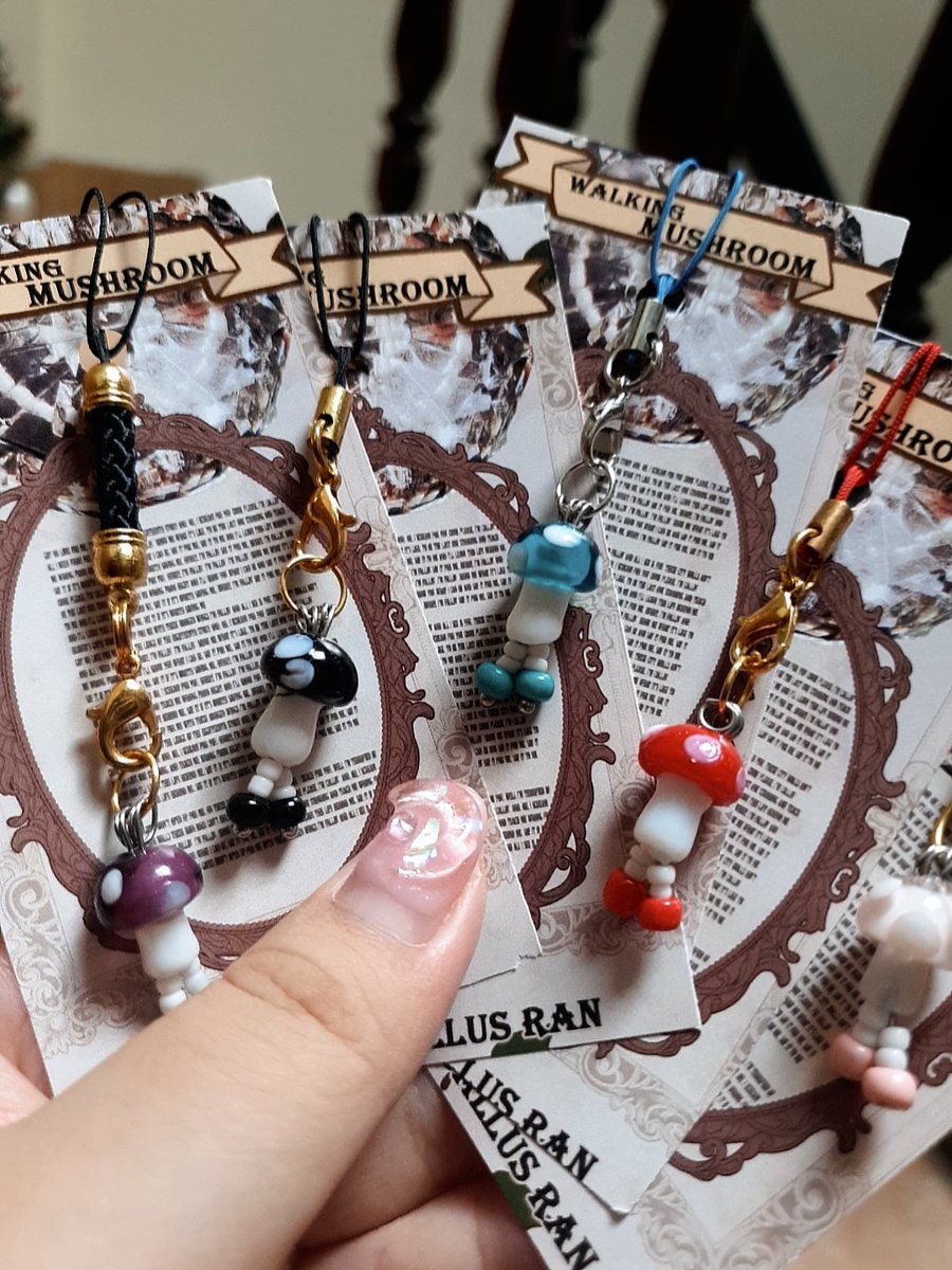 Walking mush phone charms 🍄🦵🦵#cf21