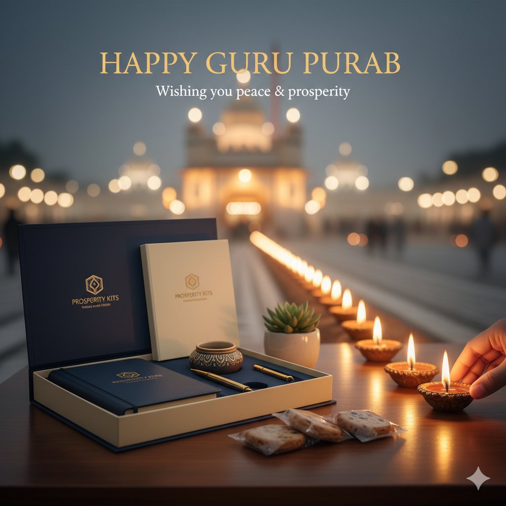 Wishing everyone a blessed and joyful Guru Purab! 💫

May the timeless teachings of Guru Nanak Dev Ji inspire you to live with kindness, equality, and devotion.

#GurunanakJayanti #CorporateGiftsIndia #FestiveGifting #GuruNanak #CorporateKits