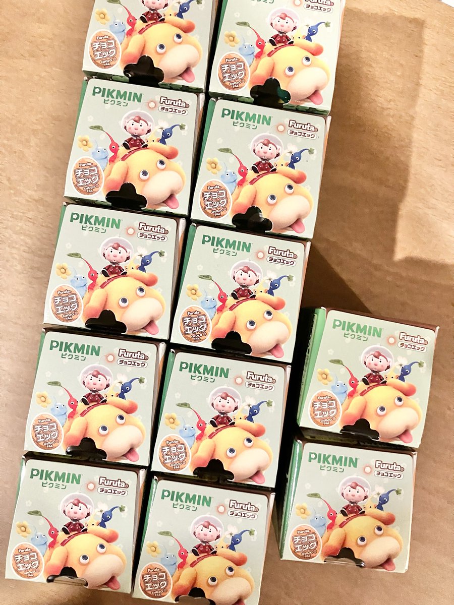 ピクミンチョコエッグ
前に出た時はほとんど買えなくて
今回の再販で結構買ったけど
なかなかコンプ出来ず…
仕事帰りにコンビニ寄ったら売ってたので
これで最後にしようと思い、まとめ買い。
コンプ出来ますように🙏
#ピクミンチョコエッグ