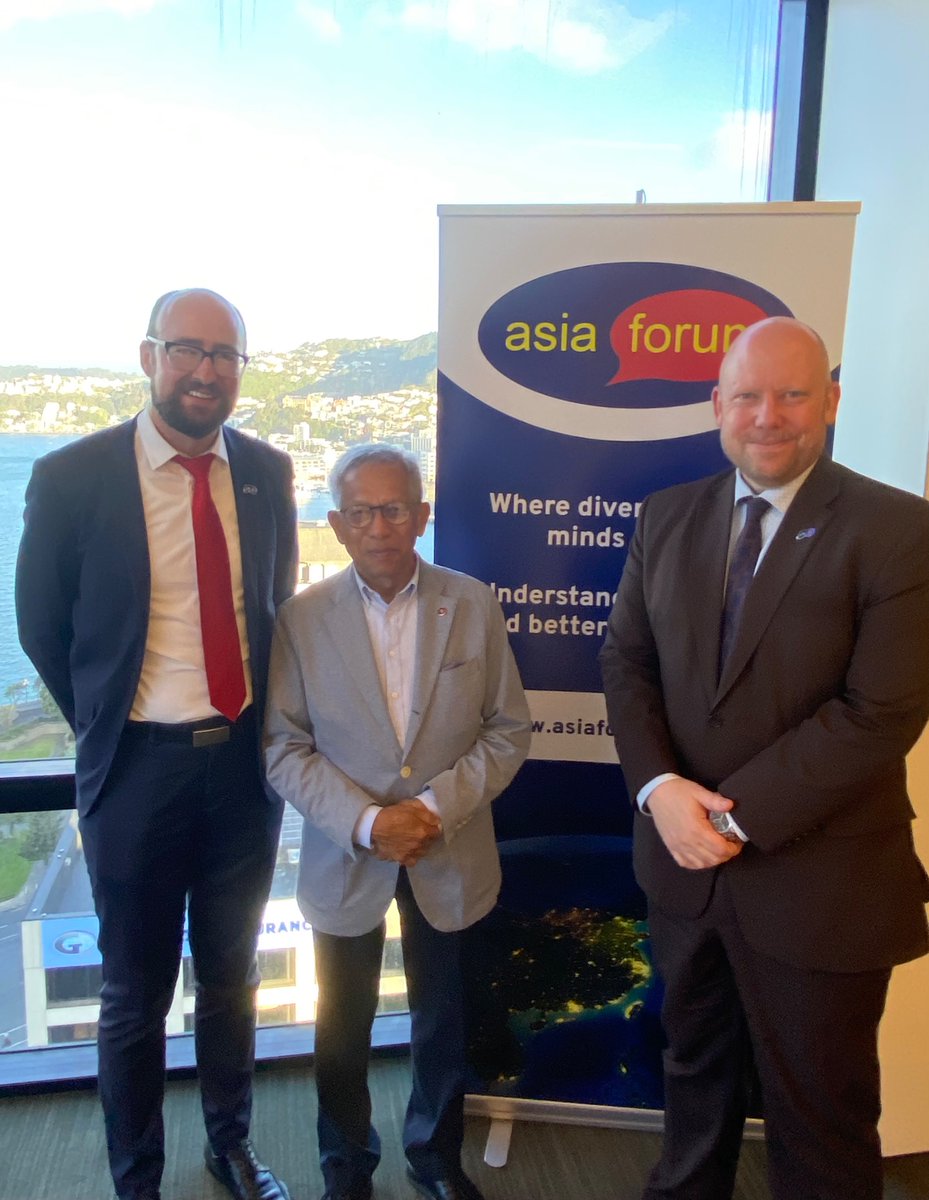 We had a full house tonight for our event with Grahame Morton, Deputy Secretary - Americas and Asia Group at the Ministry of Foreign Affairs. Morton spoke on the Coalition Government's foreign policy reset and New Zealand's increased engagement with Southeast Asia. <a href="/MFATNZ/">New Zealand Ministry of Foreign Affairs & Trade</a>