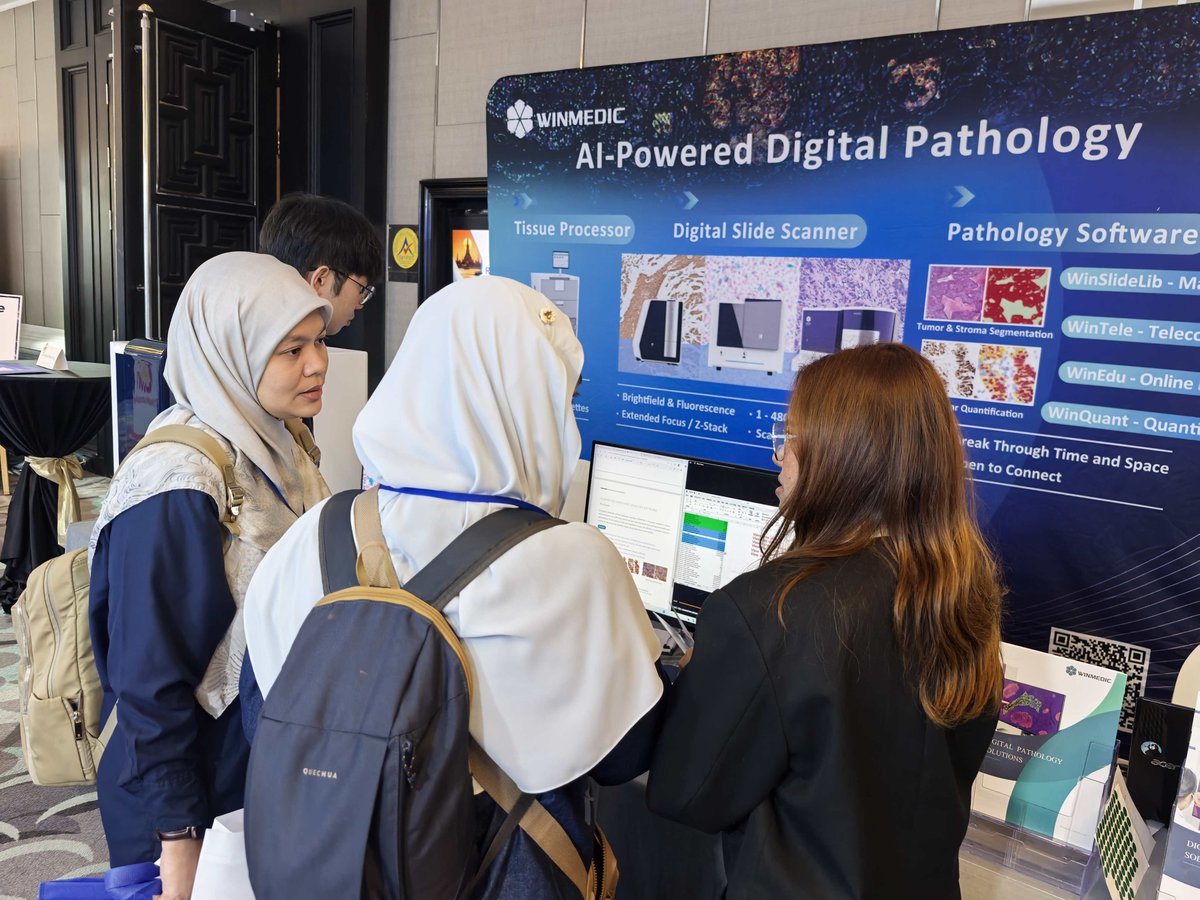 Winmedic2019's tweet image. First day at AP-IAP, Thailand! 
Asia Pacific International Academy of Pathology (#APIAP 2025) Congress

We sincerely thank everyone for your visit.
May you enjoy this inspiring and innovation-driven conference as much as we do.

#APIAP2025 #Pathology #WINMEDIC
#DigitalPathology