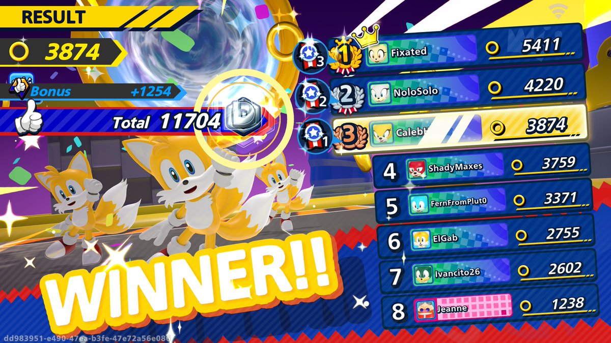 TAILS SWEEP!!!!!

Sonic Rumble is now FINALLY out!! GOOGOGOGOGO!! I have college work to do so I only played for a little bit :D I'm loving it so far