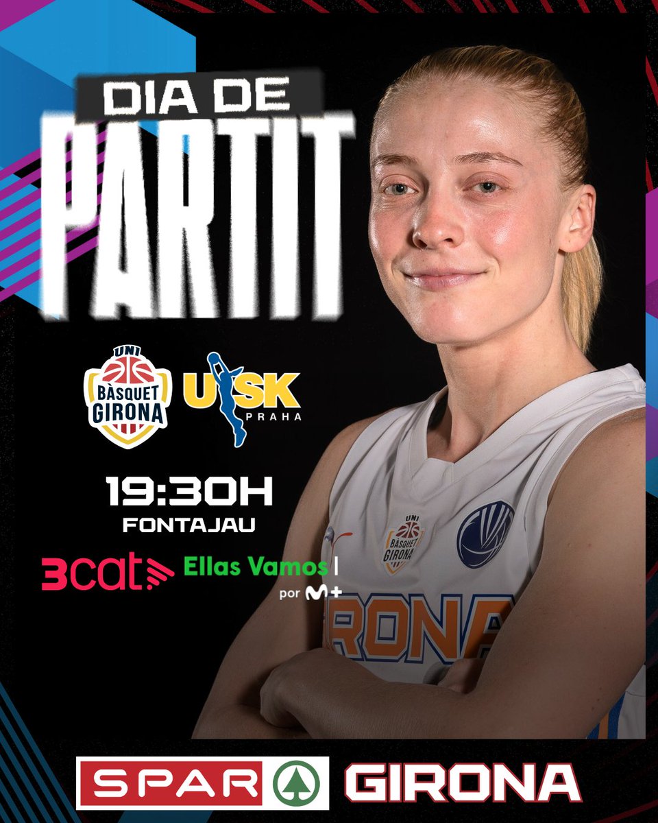 🔥 𝐃𝐈𝐀 𝐃'𝐄𝐔𝐑𝐎𝐋𝐄𝐀𝐆𝐔𝐄 contra les vigents campiones! 🇪🇺
⚔️ ZVVZ USK Praha
🏆 #EuroLeagueWomen Jornada 5
🎥 <a href="/som3cat/">3Cat</a> / Ellas Vamos (19:30 h)
📍 Fontajau
🎟️ Entrades: f.mtr.cool/mcyidimocu
𝒮𝑜𝓂-𝒽𝒾! ❤️🖤
