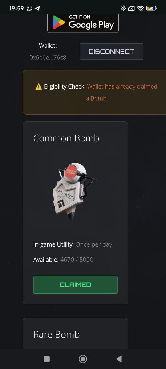 Xer0f0m's tweet photo. Played @SOV_thegame yesterday and was thrilled it got easier 🙂. You heard me right I got it easy but how?😂

  After claiming my thrust of obliteration on 
https://t.co/35Q3fsKcxD…
This explosive time bomb helped a lot when being attacked by drones during the drop off.
 
Here is a catch to help you when claiming Urs, three are three types of 'thrust of obliteration' 
* Common bomb: with a total of 5000                  
supplies, there are 4659 still available to claim. The common bomb can only be used once per day while playing the game.

*Rare bombs: with a total of 500 supplies, a total of 59 still available to be claimed. The rare bomb can only be used twice a day 

*Epic bomb:with a total of 50 supplies and fully claimed, it offers the best in-game utility, can be used thrice a day 
Connect Ur immutable passport to the site 
https://t.co/35Q3fsKcxD… and claim urs
@Immutable @SOV_thegame @Imperiumguild10