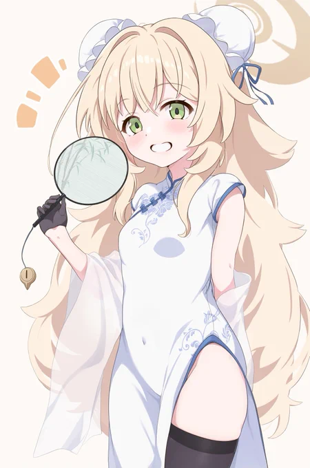 イベント復刻なのでチーパオニヤニヤ教授再掲 #ブルアカ