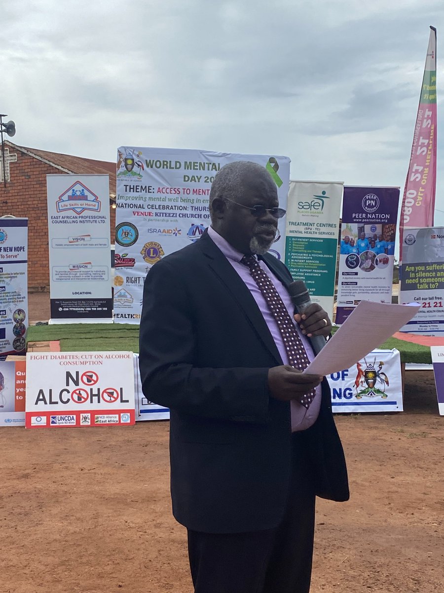 TpoUg's tweet image. -Wellbeing in Emergencies and Catastrophes.” The event was held at #Kiteezi where; for the victims of last year's landfill disaster, the wounds are still fresh. “Investing in mental health is investing in recovery.” said Dr. Driwale Alfred @MinofHealthUG #MentalHealthDay2025