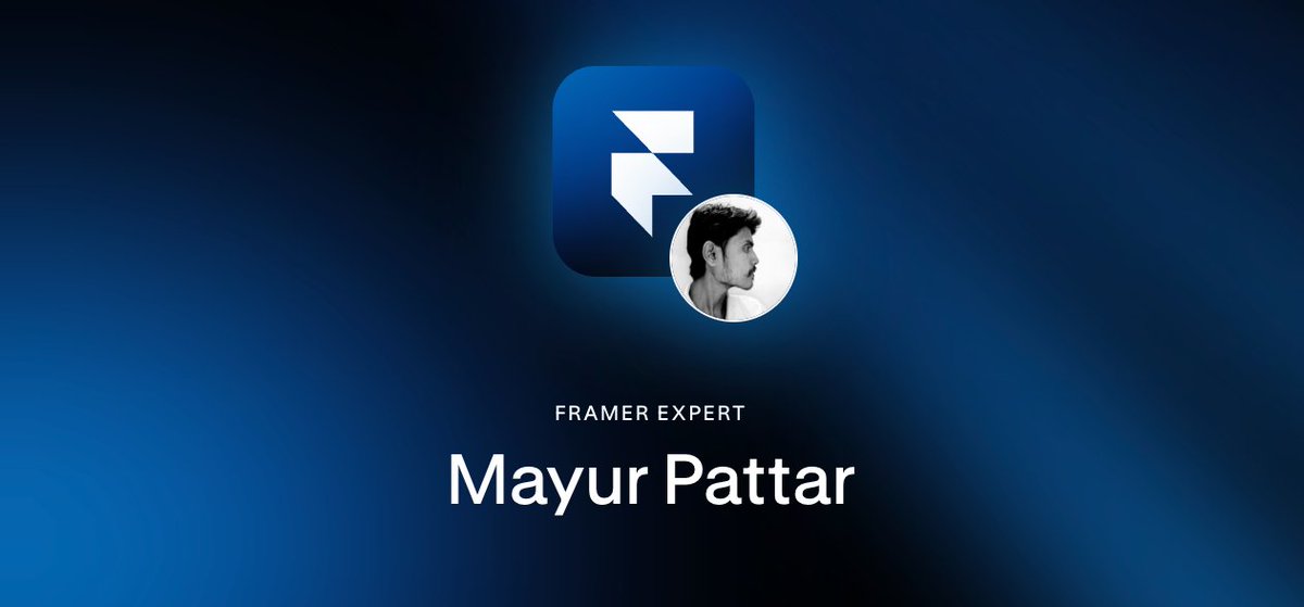 DesignerSoora's tweet image. Beyond happier to get to this milestone! 🥰
Huge thanks to @framer  and @contra 😇😇

Check out - contra.com/mayur_pattar