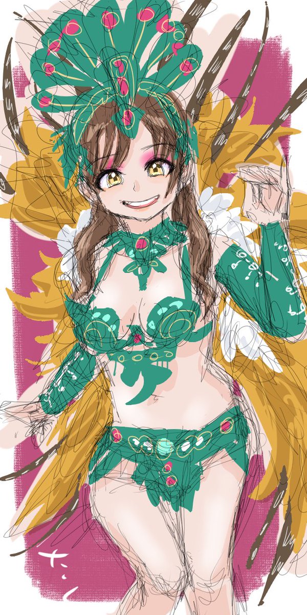 ラフ💃
#イラスト #illustration 