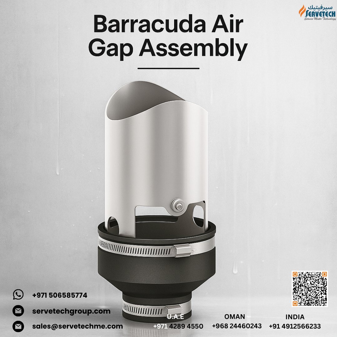 Servetech_'s tweet image. 💧 Barracuda Air Gap Assembly (2½&quot;–8&quot;) — Capture Routine Relief, Protect Your Site
FRP build, handles everyday relief-valve drips &amp;amp; pressure fluctuations. Must pair with a correctly sized auxiliary drain for catastrophic events.
#AirGap #ReliefValve #Servetech