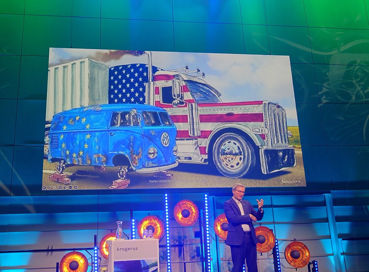 winninghelix's tweet image. EU vs US 😊 Stefan Lindström at Krogerus seminar.