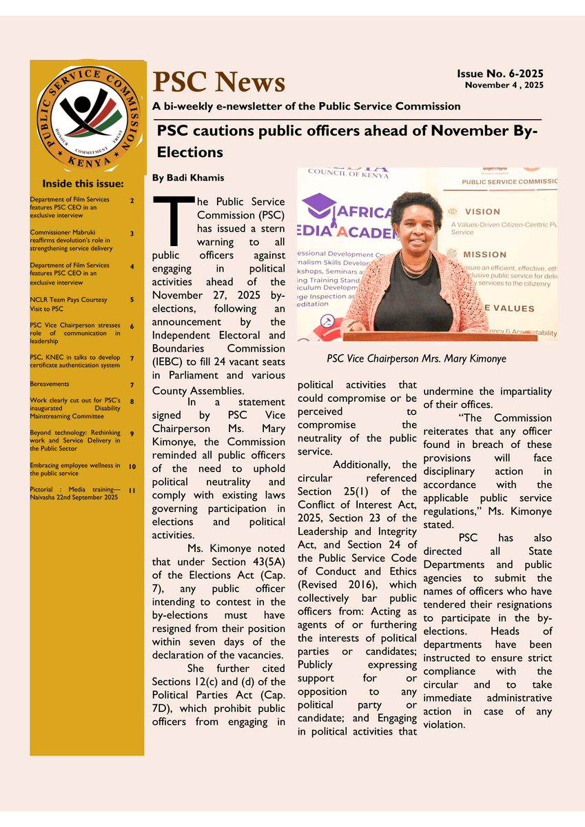 Public Service Commission (PSC) tweet media