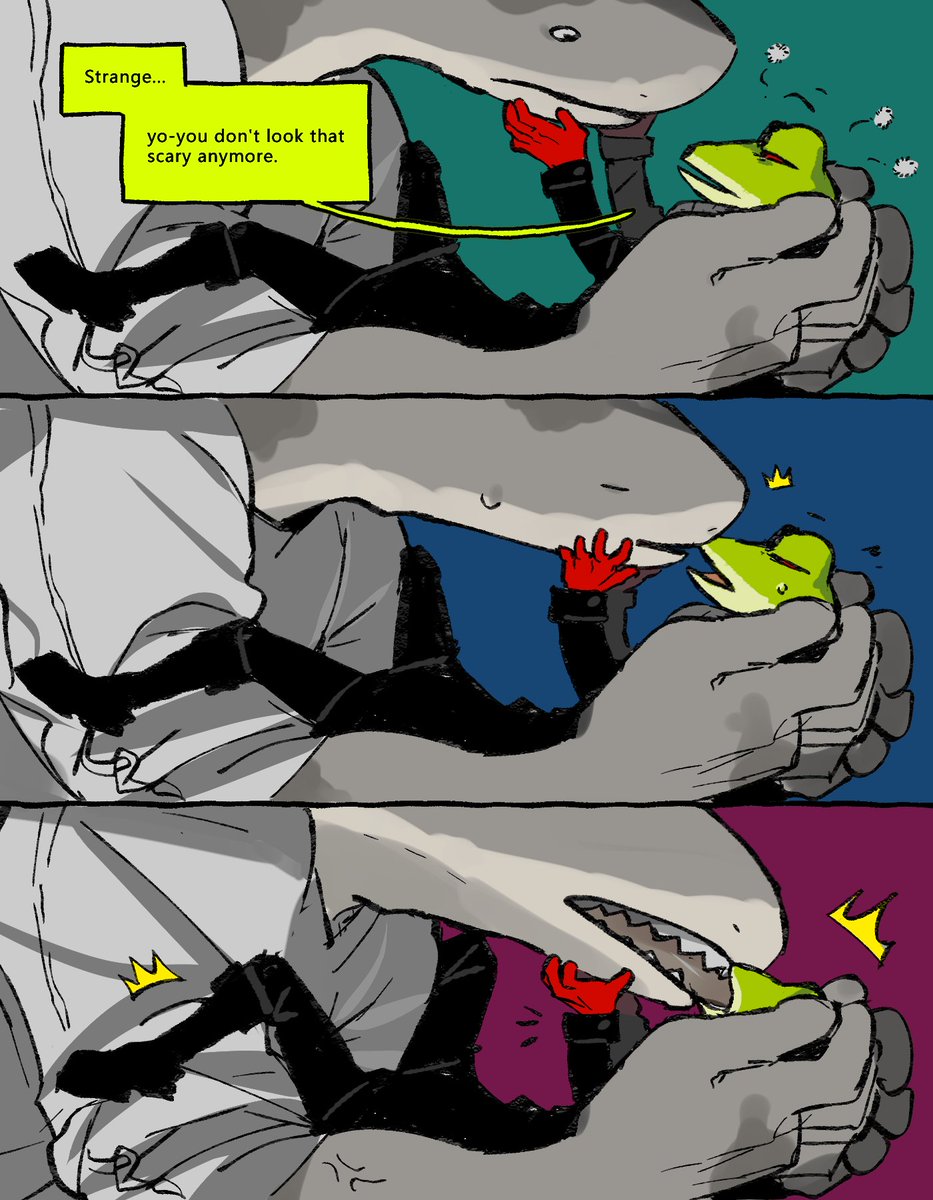 EYCC_GG's tweet photo. 🦈🐸💋

#furry #oc #furryart https://t.co/ZSzsY1NnEZ