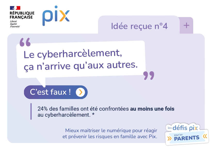 Parents,
Découvrez le parcours 𝐏𝐫𝐞́𝐯𝐞𝐧𝐢𝐫 𝐞𝐭 𝐫𝐞́𝐚𝐠𝐢𝐫 𝐚𝐮 𝐜𝐲𝐛𝐞𝐫𝐡𝐚𝐫𝐜𝐞̀𝐥𝐞𝐦𝐞𝐧𝐭 ⤵️
Parcours de 5 mns, sans inscription, pour aborder les compétences numériques indispensables au quotidien, à la maison et pour l’école
👉 bit.ly/4qcwhnM
#nah
#bun