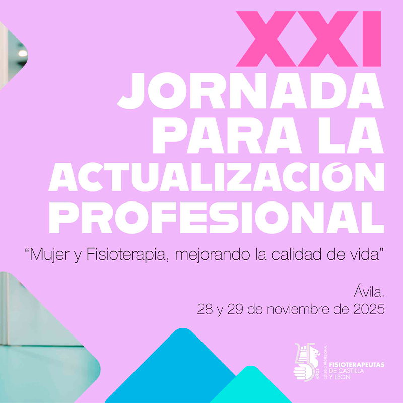 Nos vemos en Ávila para poner en valor la salud de la mujer !

La salud de la mujer será el eje central de las XXI Jornadas de Actualización Profesional del CPFCyL, que se celebrarán en Ávila, los días 28 y 29 de noviembre, bajo el lema "Mujer y Fisioterapia, mejorando la calidad