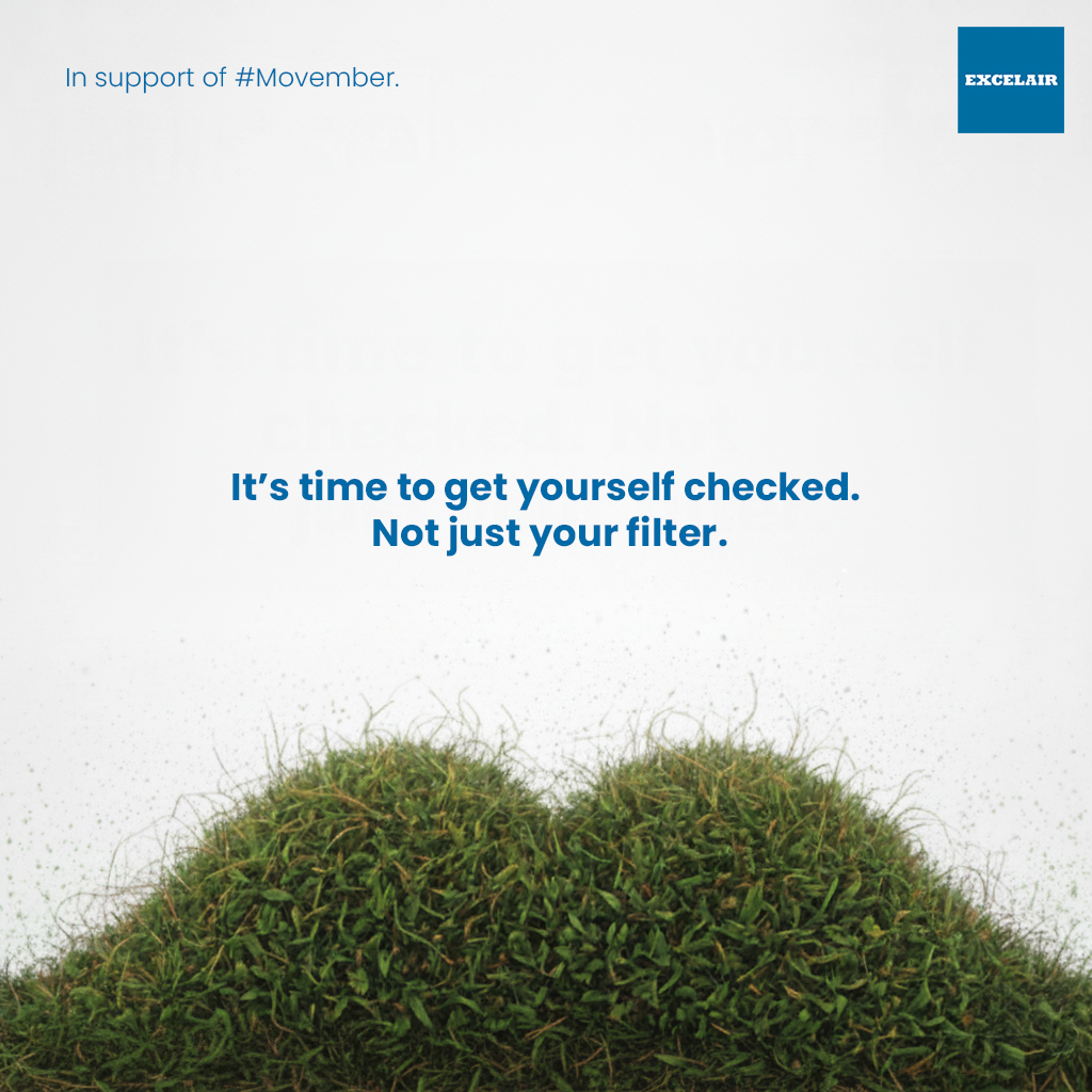 cmsglobal_ae's tweet image. A subtle reminder for men&apos;s health awareness this #Movember. 
We talk about #filters for everything, but what about our own?.

It’s time to get yourself checked —
not just your filter.
.
.
.
#FilterItOut #MensHealth #Movember #MovemberFoundation #Gentlemansride #excelairfilters