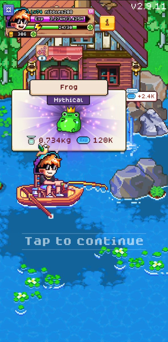 nibbles208's tweet image. Never mind the bear market, I got Frog &amp;amp; Lobster within two throws from each other 🏆 Can I get a GG @FishingFrenzyCo  😃