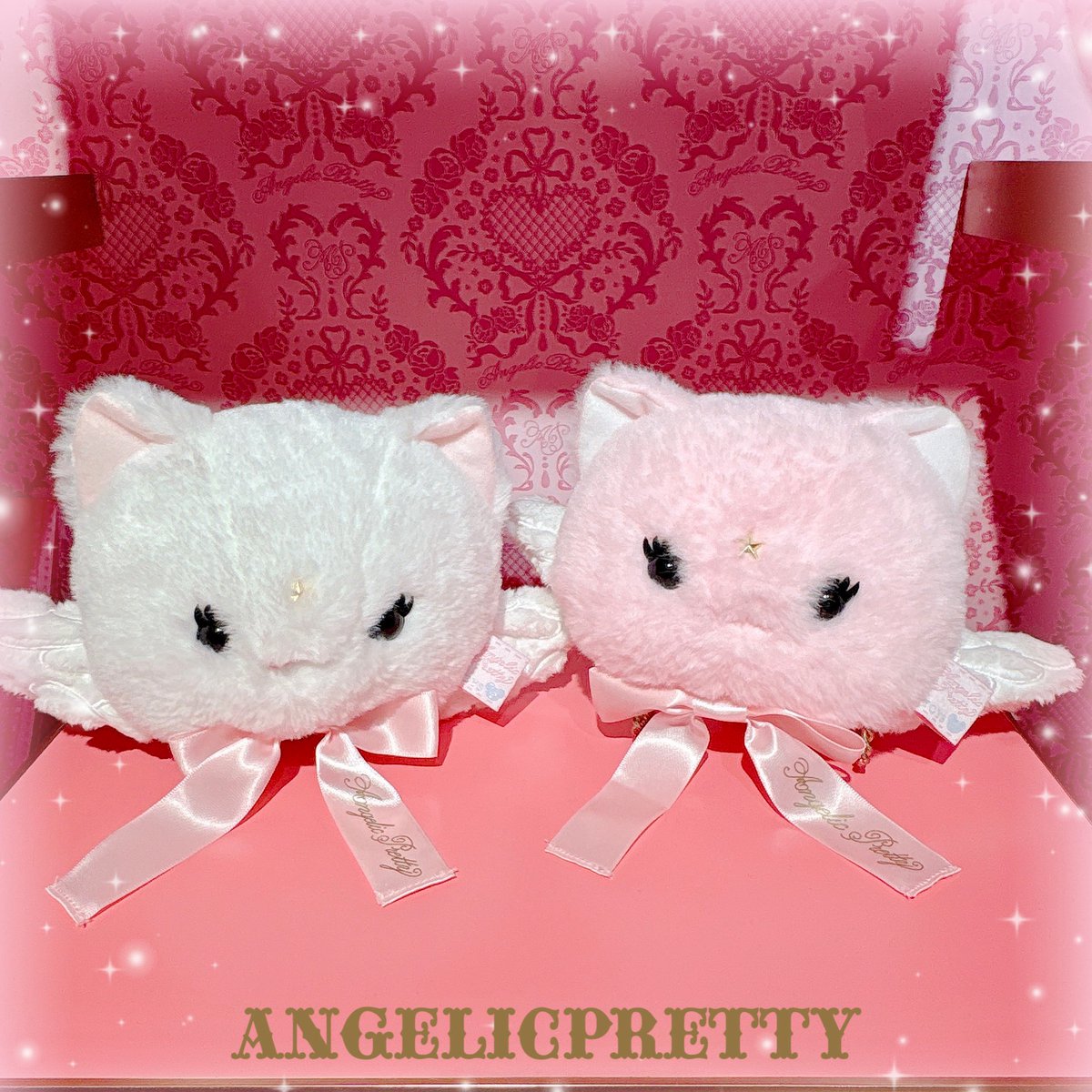 AngelicPretty Milk Catぬいぐるみポーチ Milk Cat Plush Pouch by Angelic Pretty