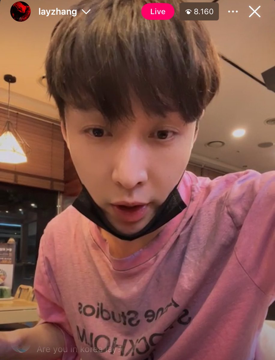 EXOGlobal's tweet photo. [!] 251105 #LAY is currently live on Instagram (with #SUHO)! 

#EXO #엑소 @weareoneEXO @layzhang https://t.co/CM0QclgbjH