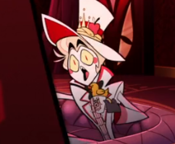 The way Lucifer looks at Alastor walking into the living room
He wants that deer boi so bad