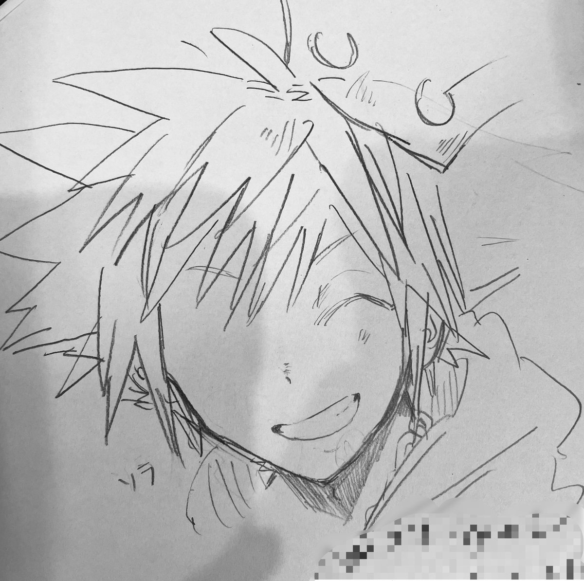 ハロウィンも遅れて諦めた結果ソラを無限に描き続けてる。