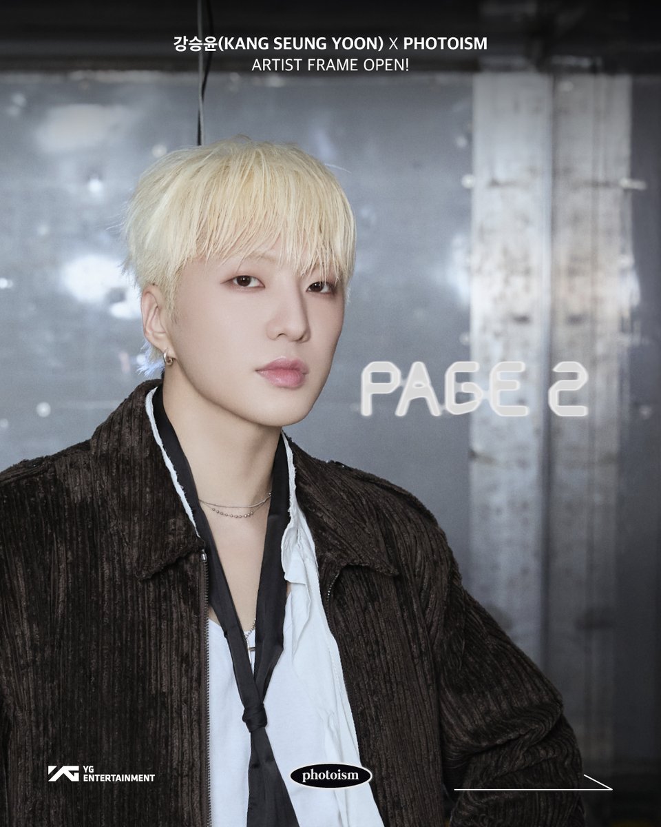PHOTOISM X KANG SEUNG YOON ARTIST FRAME OPEN ! 「KANG SEUNG YOON