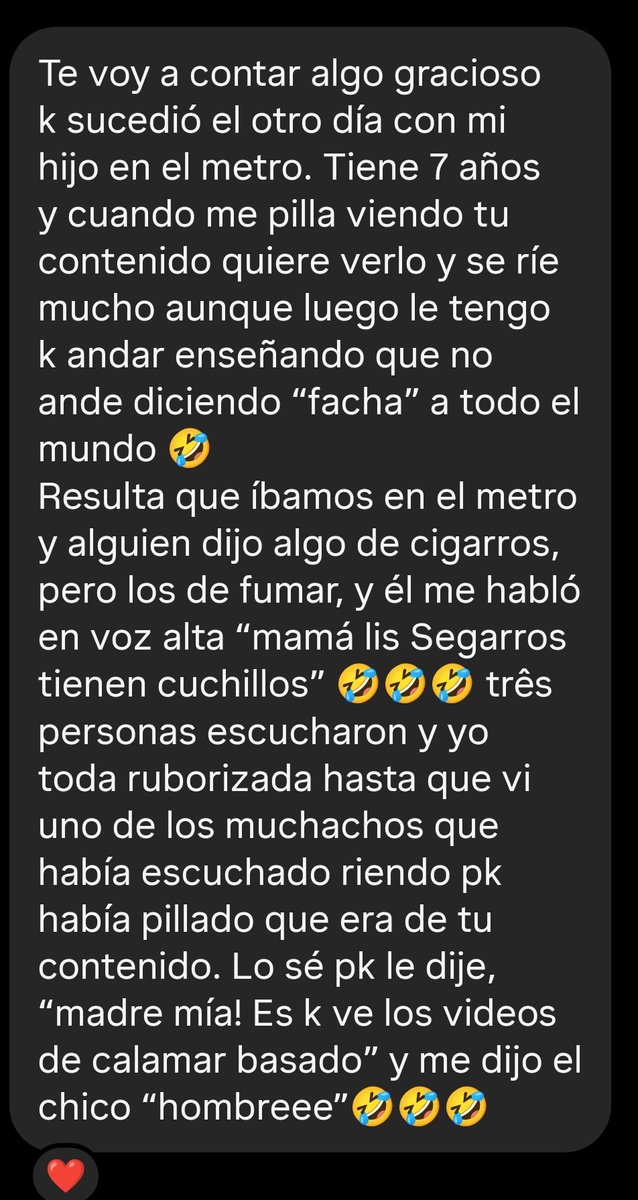 Esto me lo ha pasado una seguidora 🔥🤣