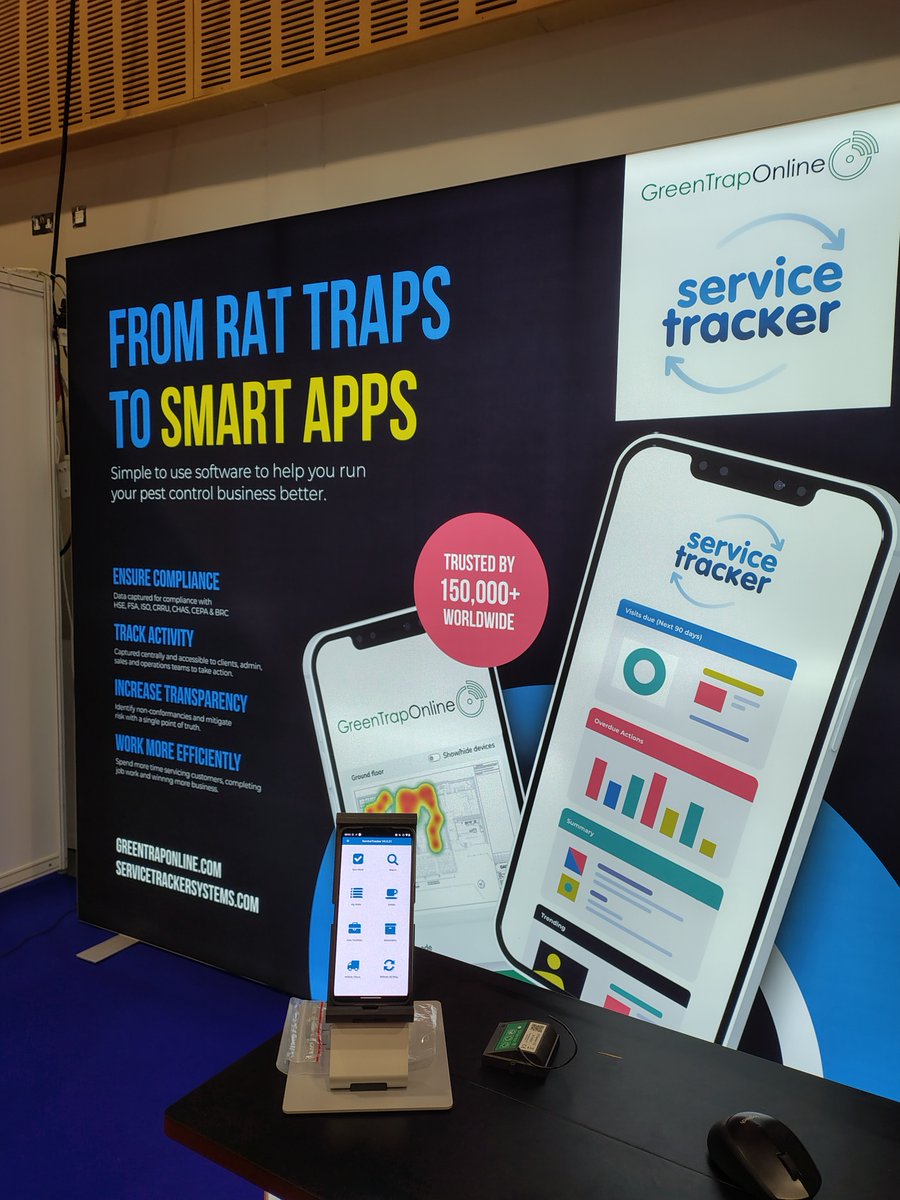 ServiceTracker &amp; GTO will be at stand 9, PestTech 2025, Milton Keynes. See you soon!