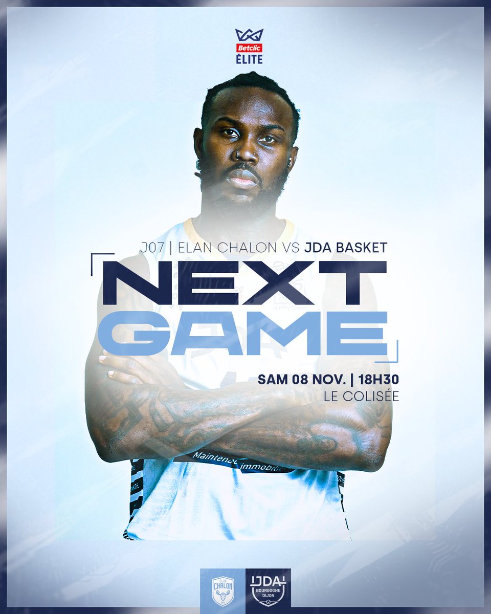 𝗗𝗲𝗿𝗯𝘆 𝗕𝗼𝘂𝗿𝗴𝘂𝗶𝗴𝗻𝗼𝗻 𝗲𝗻 𝗮𝗽𝗽𝗿𝗼𝗰𝗵𝗲 ! 🔥

C’est samedi, à 18h30, au Colisée de l'<a href="/ELANCHALON/">Elan Chalon</a> 😤

L’objectif est simple, gagner.

#MyJDA #JDAFamily