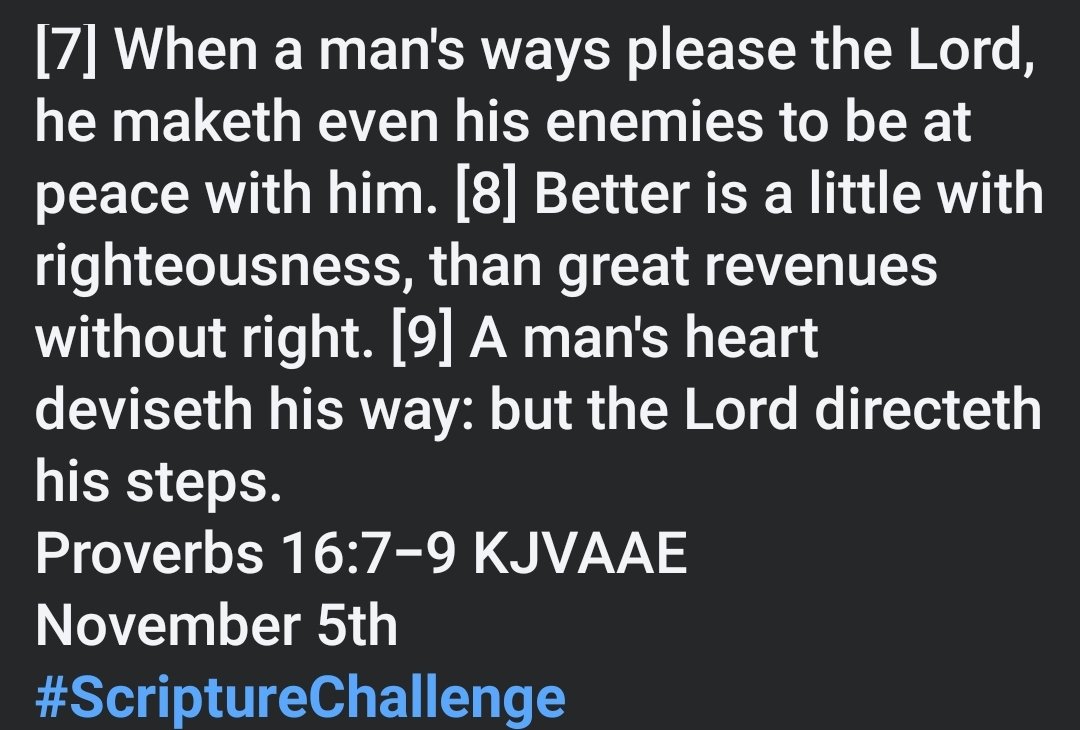 dwaynetmoore's tweet image. November 5th 
#ScriptureChallenge