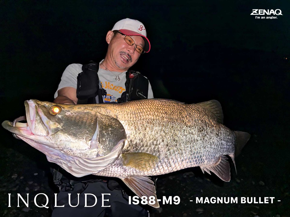 Field Staff: Seiji Sugahara
Rod: INQLUDE IS88-M9 - MAGNUM BULLET -
Reel: STELLA SW 6000HG
Rure: Feed Shallow 155F Plus
Line: PE3
Shock Leader: Nylon 80lb
Fish: Japanese Lates (Akame)

©ZENAQ CO., LTD.
#ZENAQ #Fishing #ゼナック #釣り