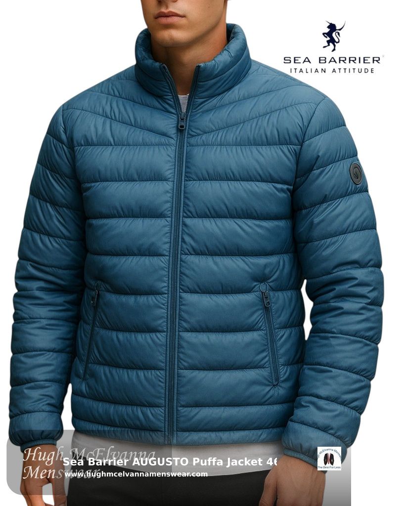 MenswearKeady's tweet image. Step into style &amp;amp; warmth with the Sea Barrier AUGUSTO Puffa Jacket 4603 in Octanium! Stay cozy without the bulk - perfect for any occasion. 🍂👔 Grab yours for only £85.00 and embrace Italian elegance. 🧥✨ #AW25 #SeaBarrier #PuffaJacket shortlink.store/mei4vu2rlcoe