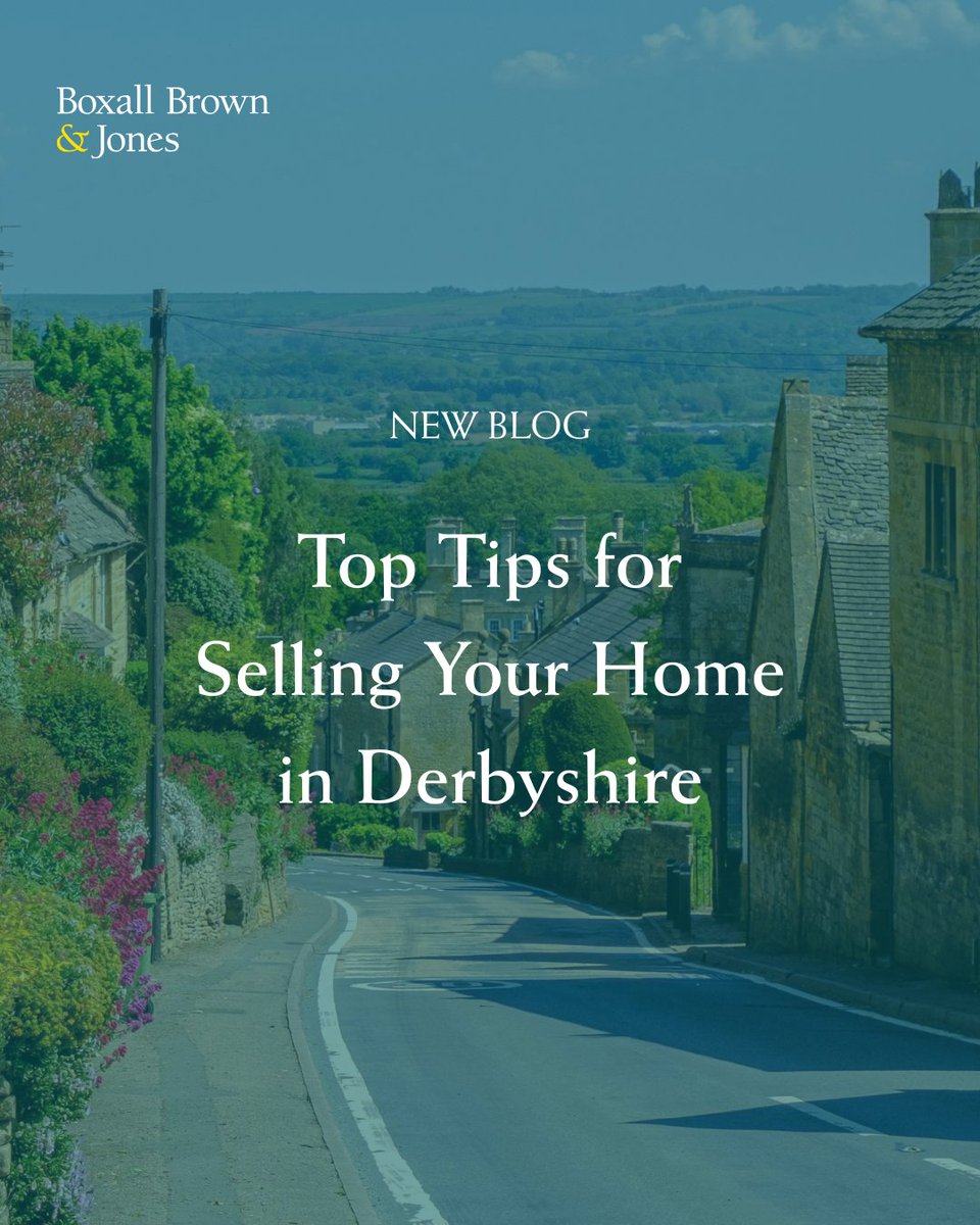Thinking about selling your home in #Derbyshire? 🏡

Our latest blog shares practical tips to help you price smart, present well &amp; sell with confidence.

Read now 👇

boxallbrownandjones.co.uk/top-tips-for-s…

#BBJ #DerbyProperty #HomeSellingTips