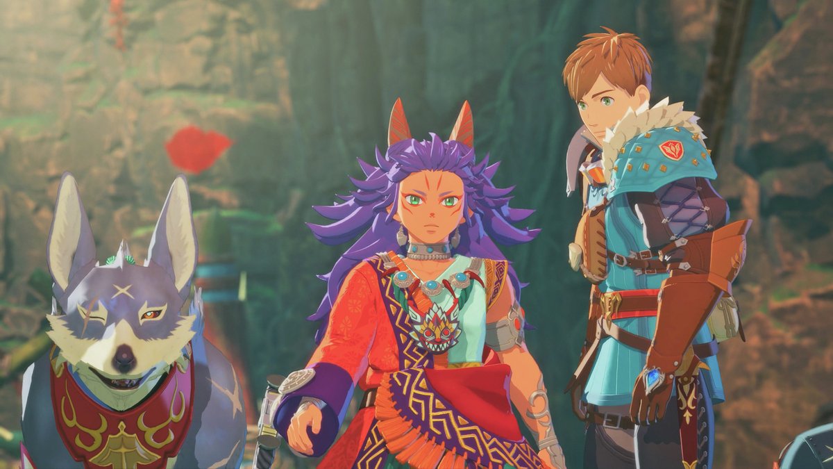 【コウ】CV：廣田悠美

ガルクを守神とする狗守村（いぬもりむら）の長。石化現象の進行によって住む土地を追われ、北限近くに集落を築いた。
守神ガルクが亡くなったあとは、一族も朽ちるという未来を受け入れようとしていたが……。

【守神ガルク】