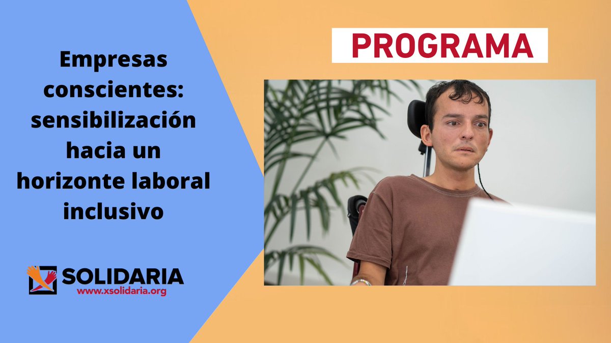Cuando marcas la #XSolidaria en tu renta ✅ impulsas proyectos como “Empresas conscientes: sensibilización hacia un horizonte laboral inclusivo” de @IMPULSAIGUALDAD que fomenta la contratación de las personas con discapacidad en entornos laborales normalizados