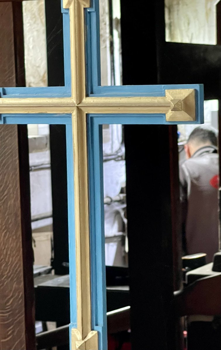 The electric has been disconnected and behind our church organ the electrical engineer is working hard to install our new meter here at St Andrew’s Church, Trowse.
#Trowse #StAndrewsTrowse