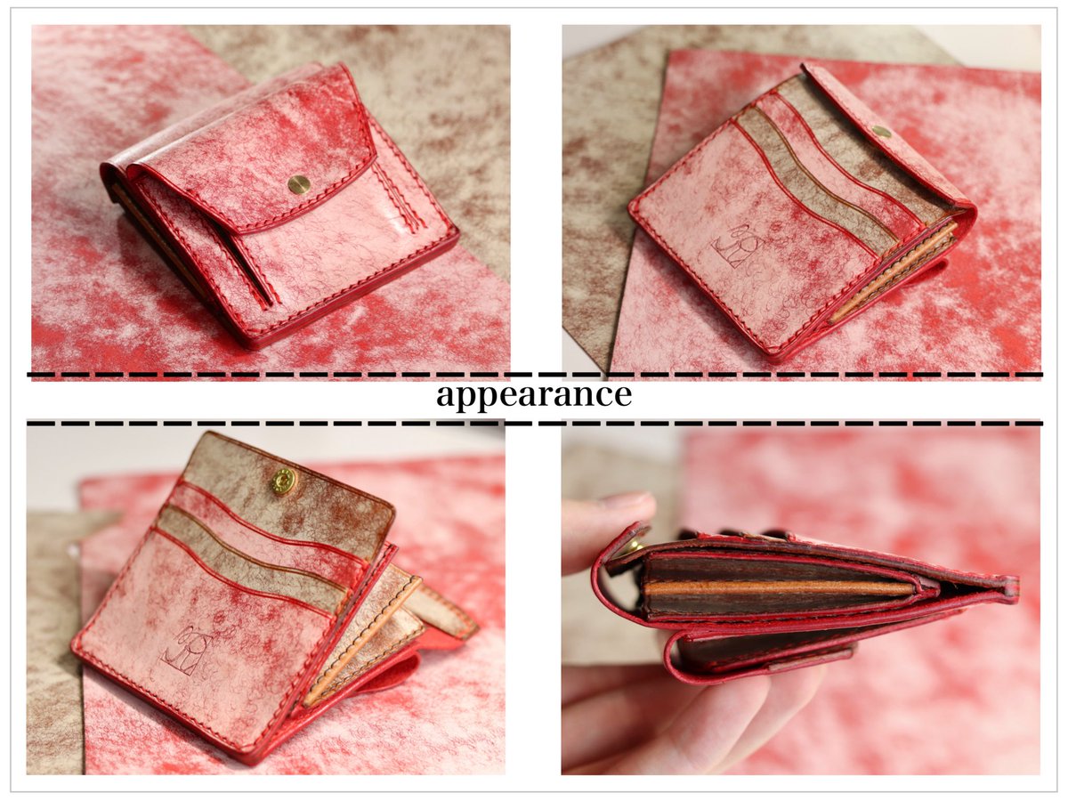 RUU_LEA_MGA's tweet image. “CONFLICT” / Compact Wallet
#leathercraft
#Wallet
#RuLeatheR_ルレザー